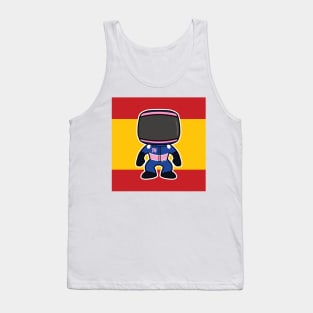 Fernando Alonso Custom Bobblehead - 2022 Season Flag Edition Tank Top